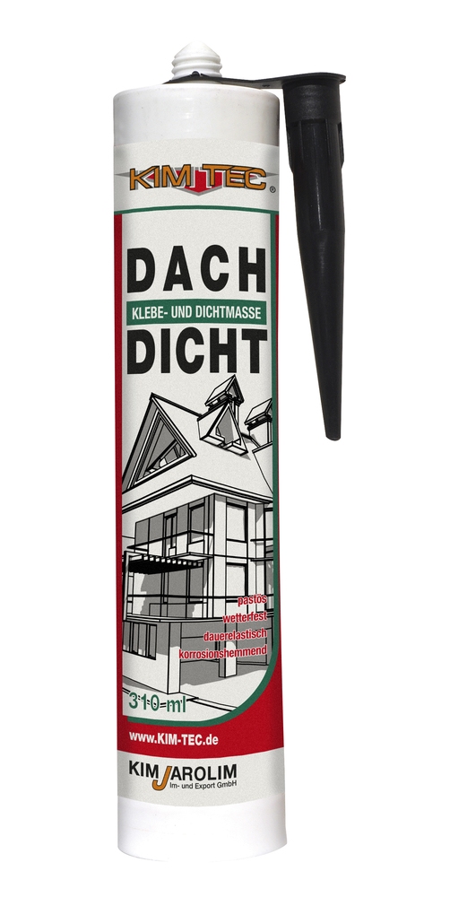 Dach-Dicht Klebe-u.Dichtmasse schw.310ml KIM JAROLIM Dach-Dicht Klebe-u.Dichtmasse schw.310ml