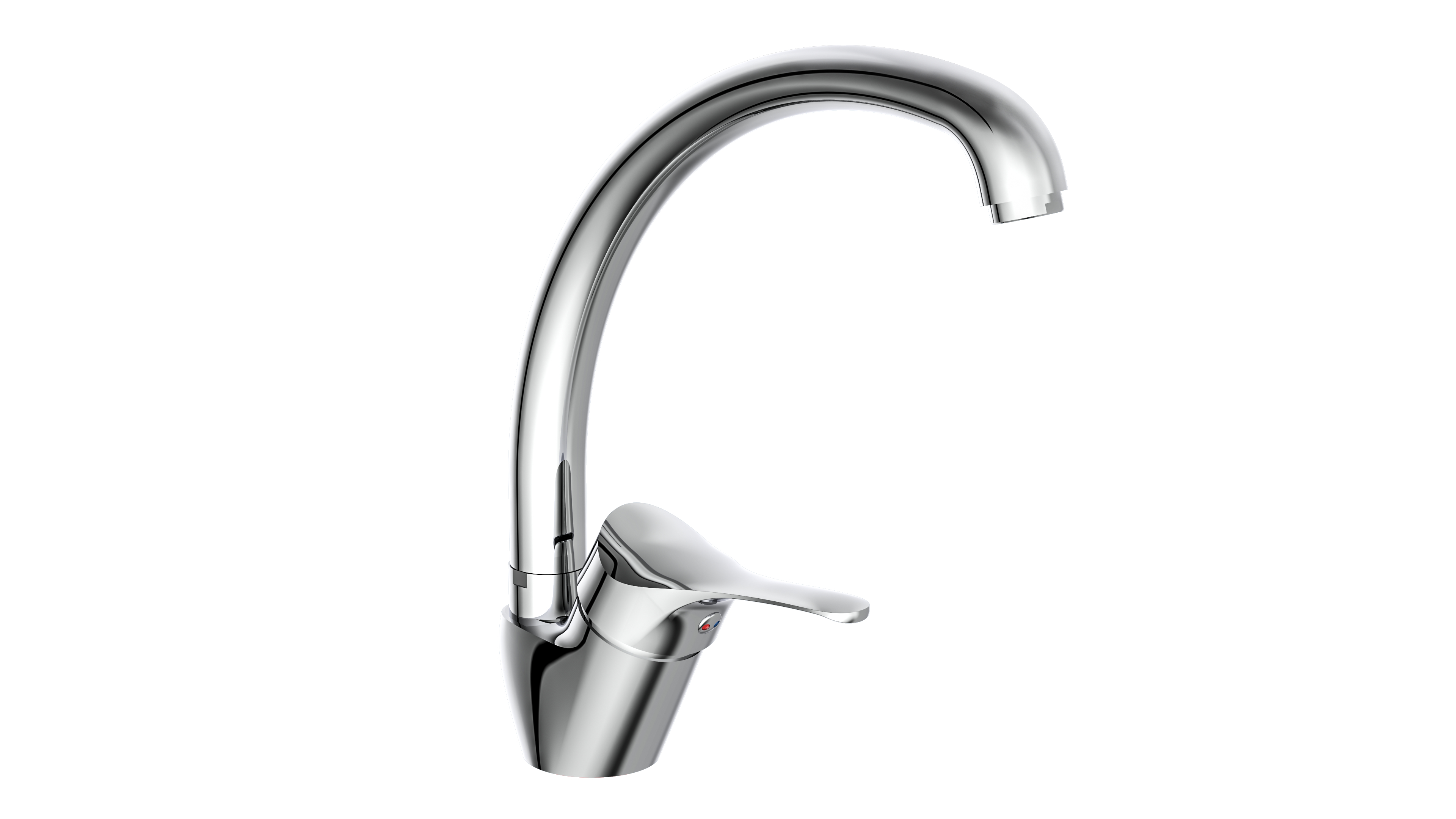 SCHÜTTE GMBH Spültischarmatur m. seitl. Hebel Attica chrom