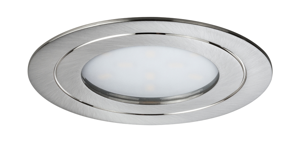 PAULMANN Möbeleinbauleuchte Set Circuit LED 3x5W rund 2700K 3x420lm 85mm Eisen gebürstet