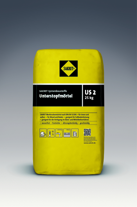 SAKRET Unterstopfmörtel US 2 grau 25kg 