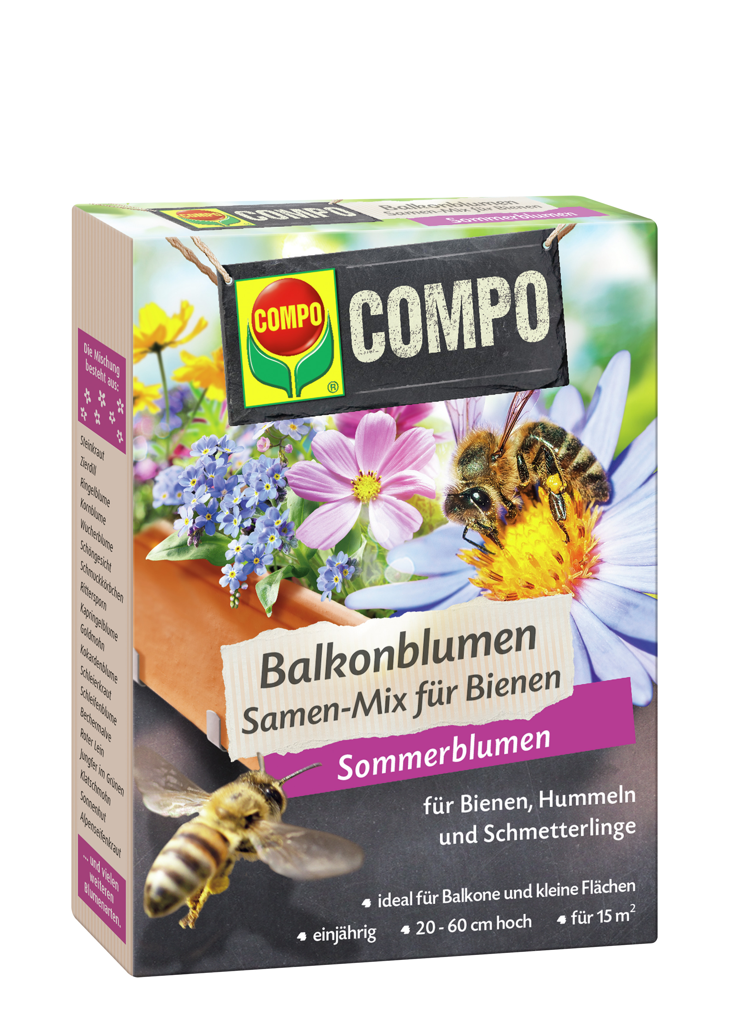 COMPO Balkonblumen Samen-Mix 40qm 100g COMPO COMPO Balkonblumen Samen-Mix 40qm 100g Compo EREG