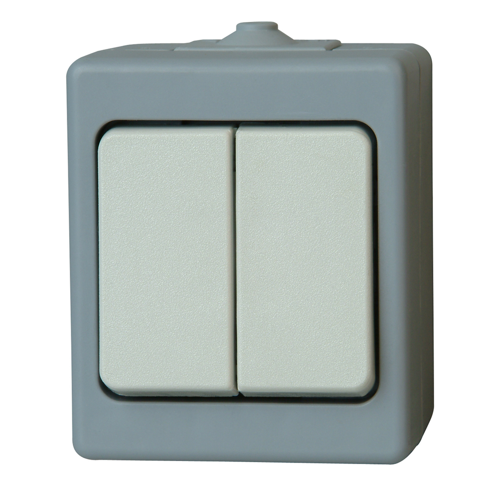 KOPP GMBH Serienschalter Standard AP-FR grau 