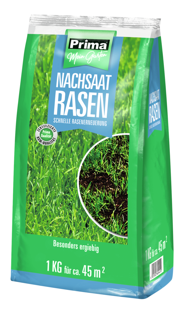 Prima Nachsaatrasen 1kg EUROBAUSTOFF ZENTRALLAGER OST Prima Nachsaatrasen 1kg für 45m²