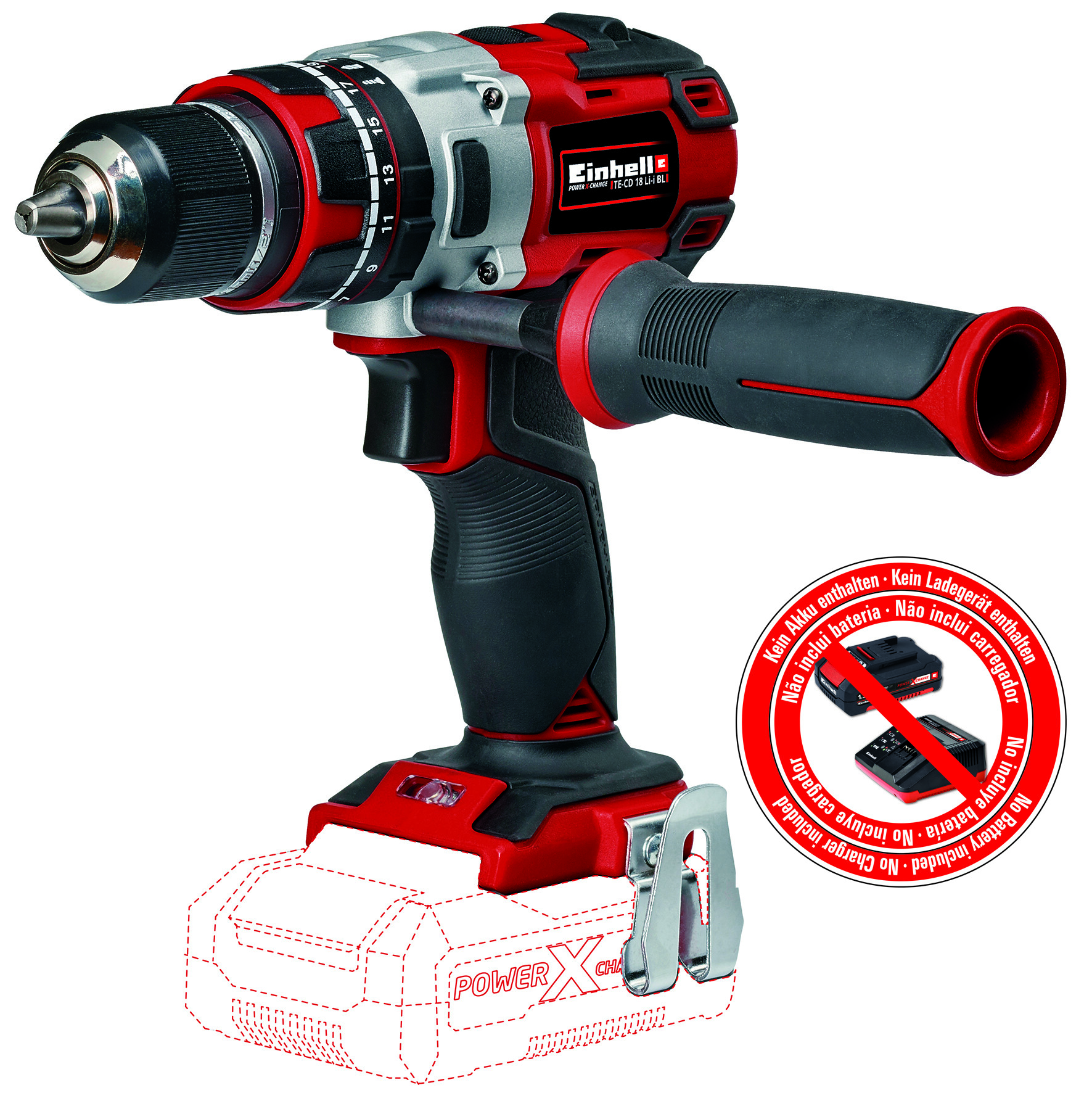 EINHELL Akku-Schlagbohrschrauber TP-CD 18 Li-i BL-Solo, Einhell Professional