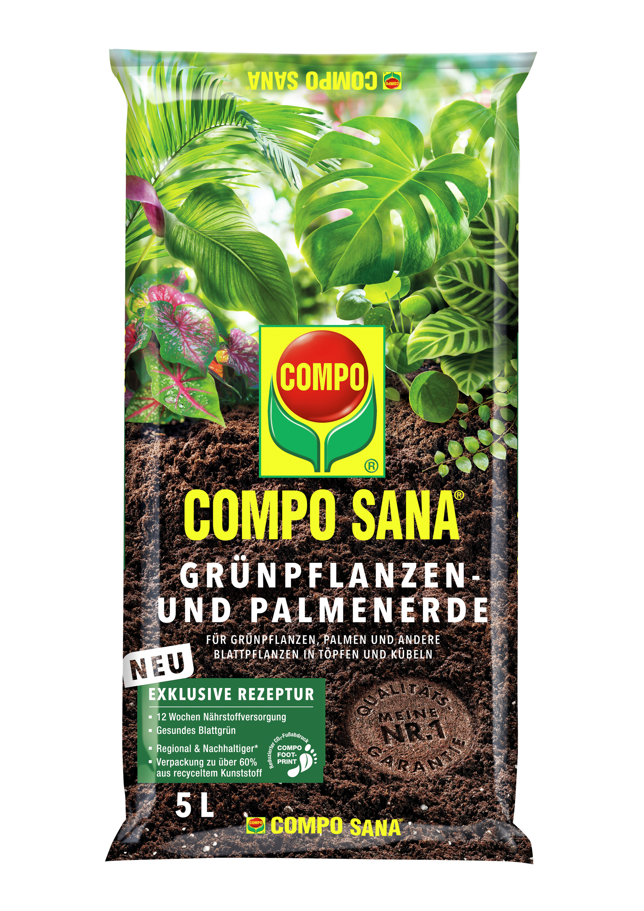 COMPO SANA Grünpfl+Palmenerde 5l COMPO COMPO SANA Grünpfl+Palmenerde 5l Compo EREG