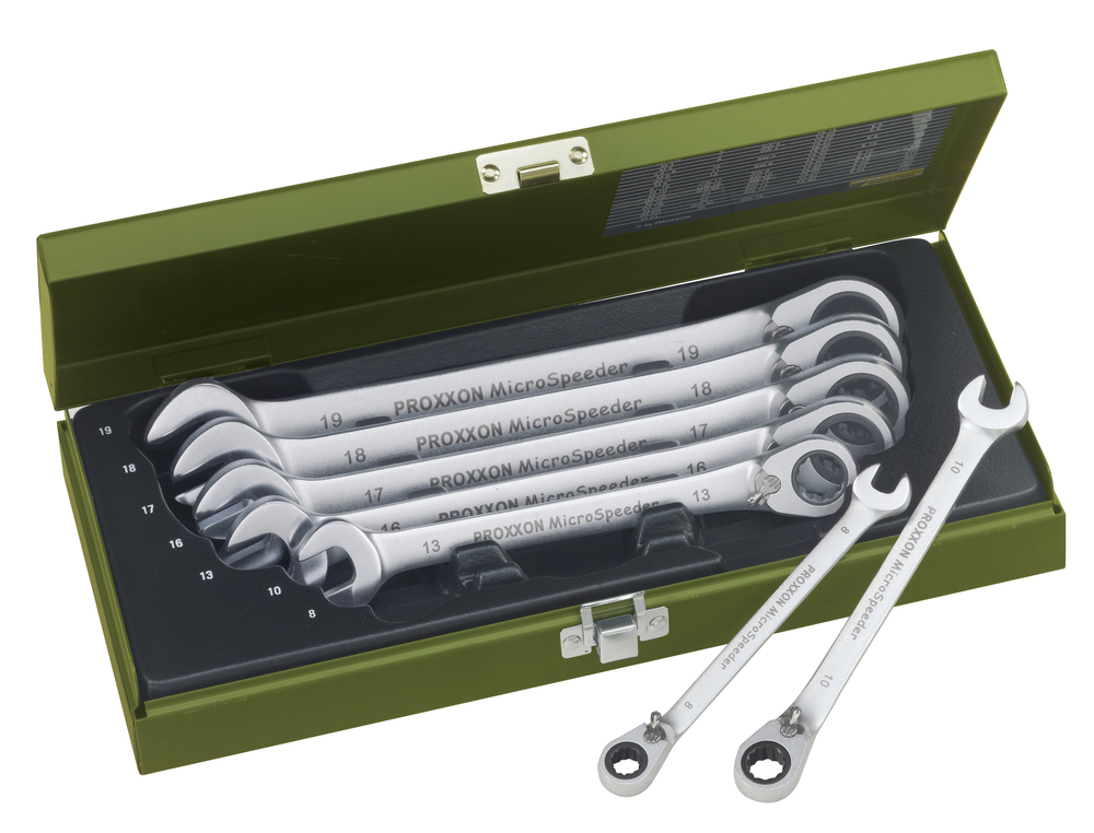 PROXXON MicroSpeeder-Satz, 7-tlg., 10 bis 19mm 