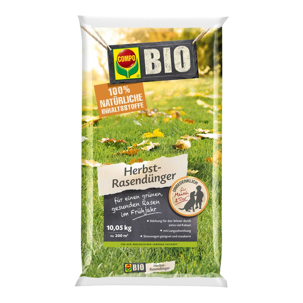 COMPO BIO Herbstrasen-Dünger, 10.05kg COMPO BIO Herbstrasen-Dünger, 10.05kg