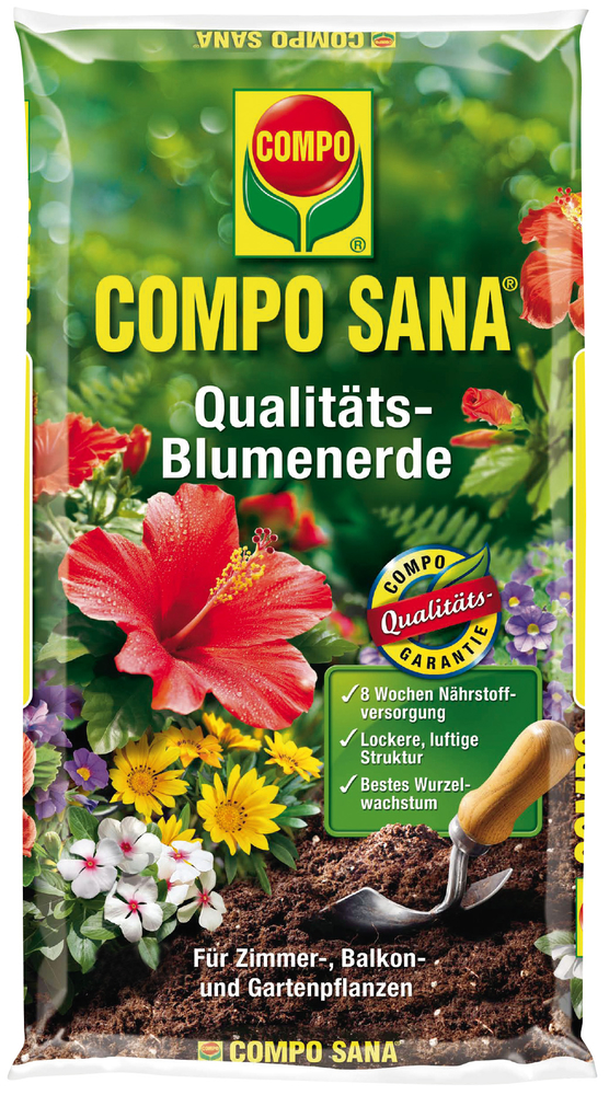 COMPO SANA Qualitäts Blumenerde 50l COMPO COMPO SANA Qualitäts Blumenerde 50l Compo PALETTEN-VE