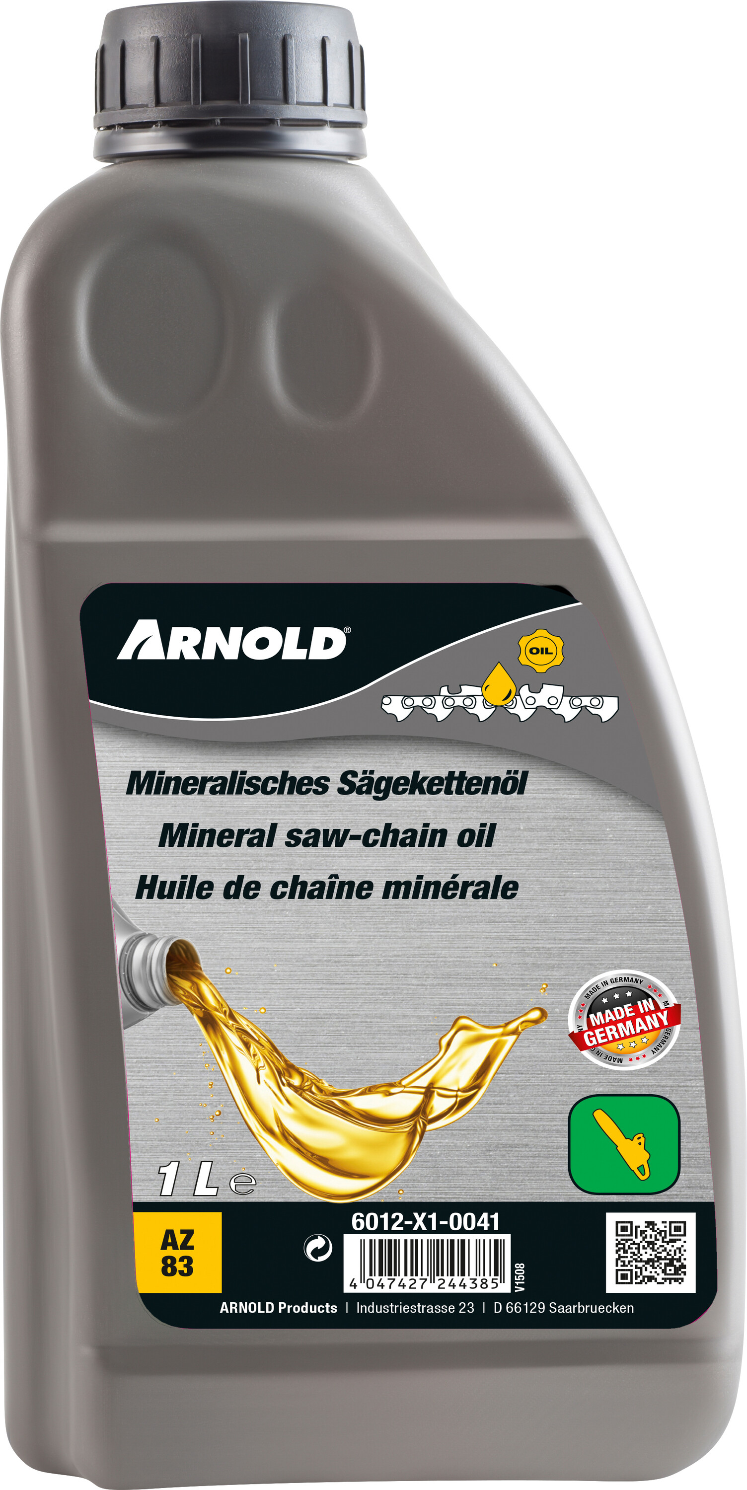 MTD PRODUCTS AG - WOLF GARTEN Sägekettenöl mineral 1 Liter Arnoldsortiment