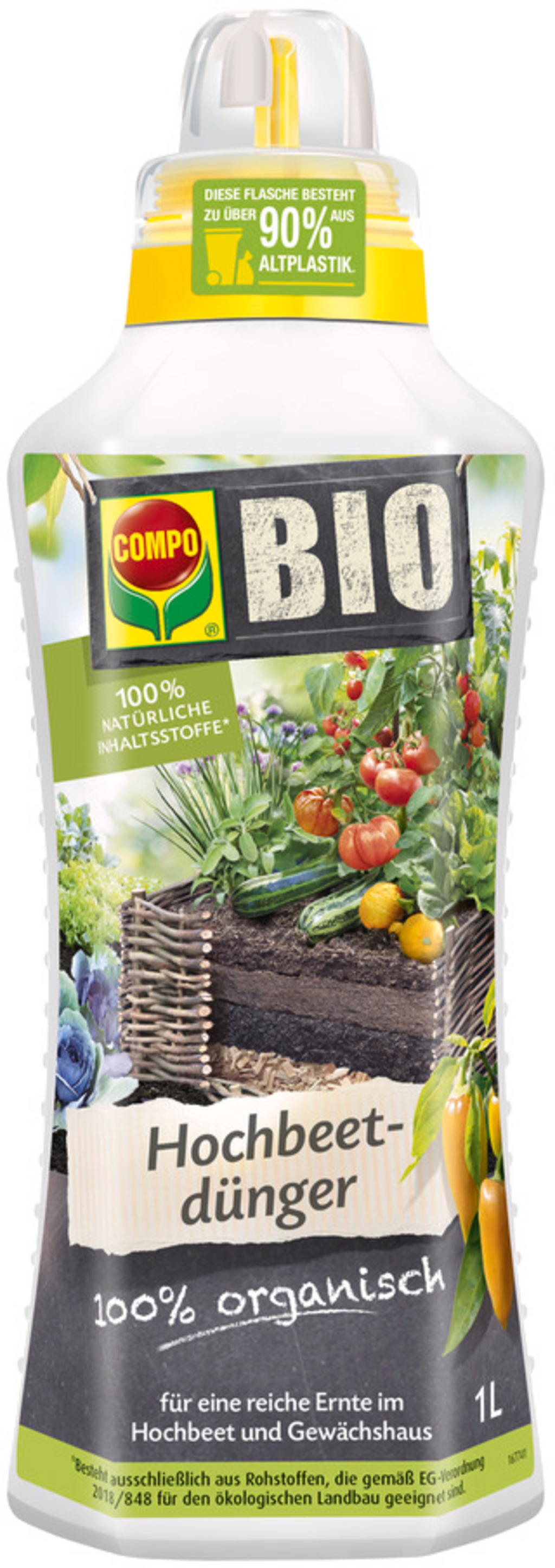 COMPO BIO Hochbeetdünger, 1 Liter COMPO BIO Hochbeetdünger, 1 Liter