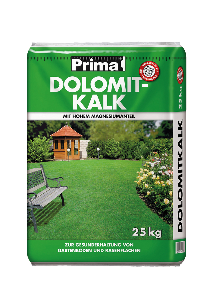 GREGOR ZIEGLER GMBH Prima Dolomitkalk 25kg 50%CaCo2+40%MgCo3 PE-Sack