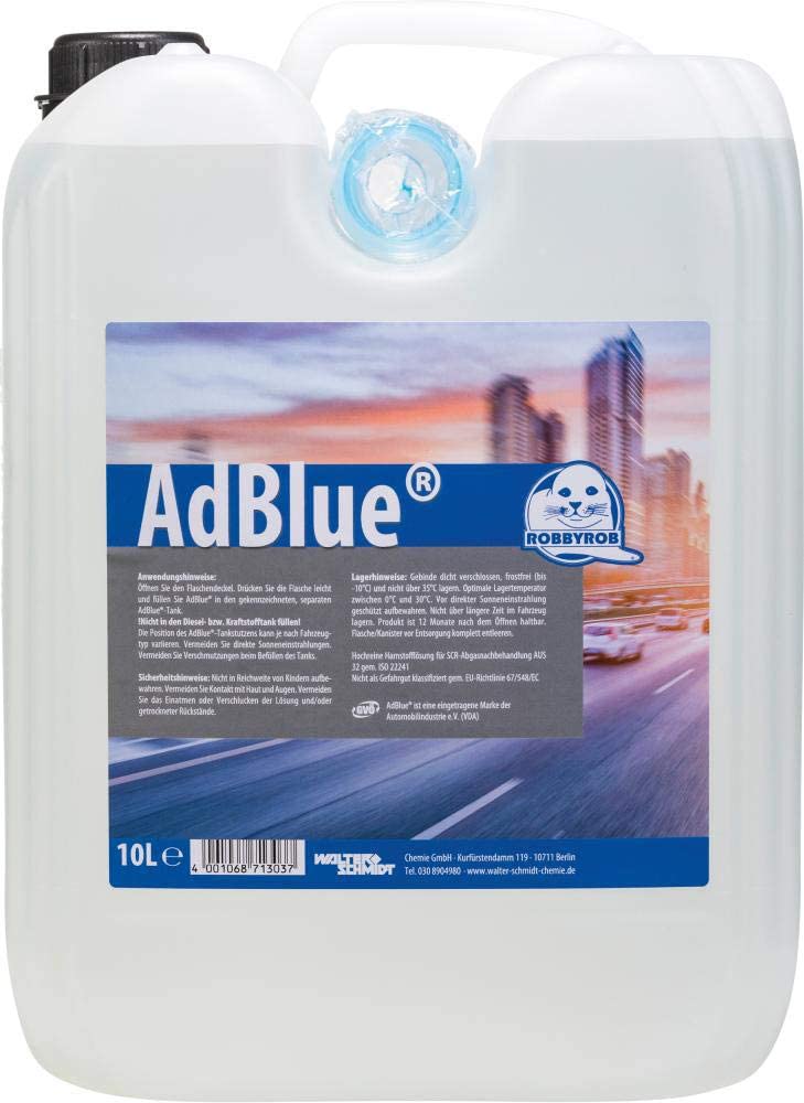 AdBlue® 10 Liter Kanister Robbyrob, inklusive Füllschlauch