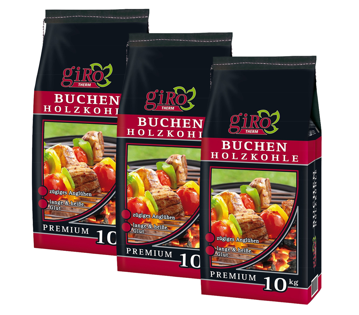 giRo Buchen Holzkohle Premium 3 x 10kg giRo Buchen Holzkohle Premium 3 x 10kg
