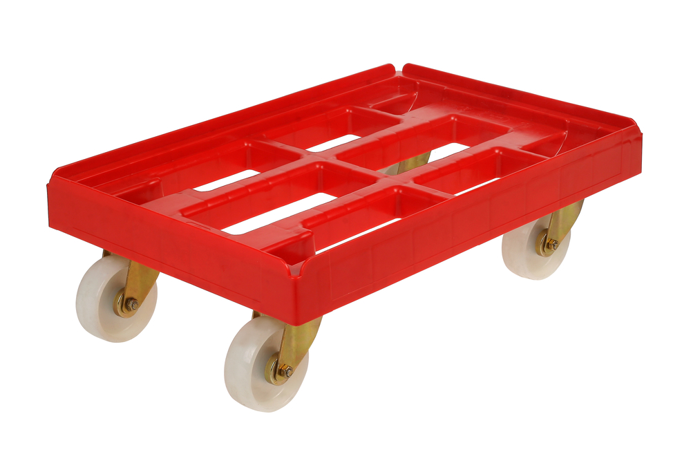 Transportroller Rolf 61x41x19cm rot KEEEPER Transportroller Rolf 61x41x19cm rot für Transportbox/-korb Robert