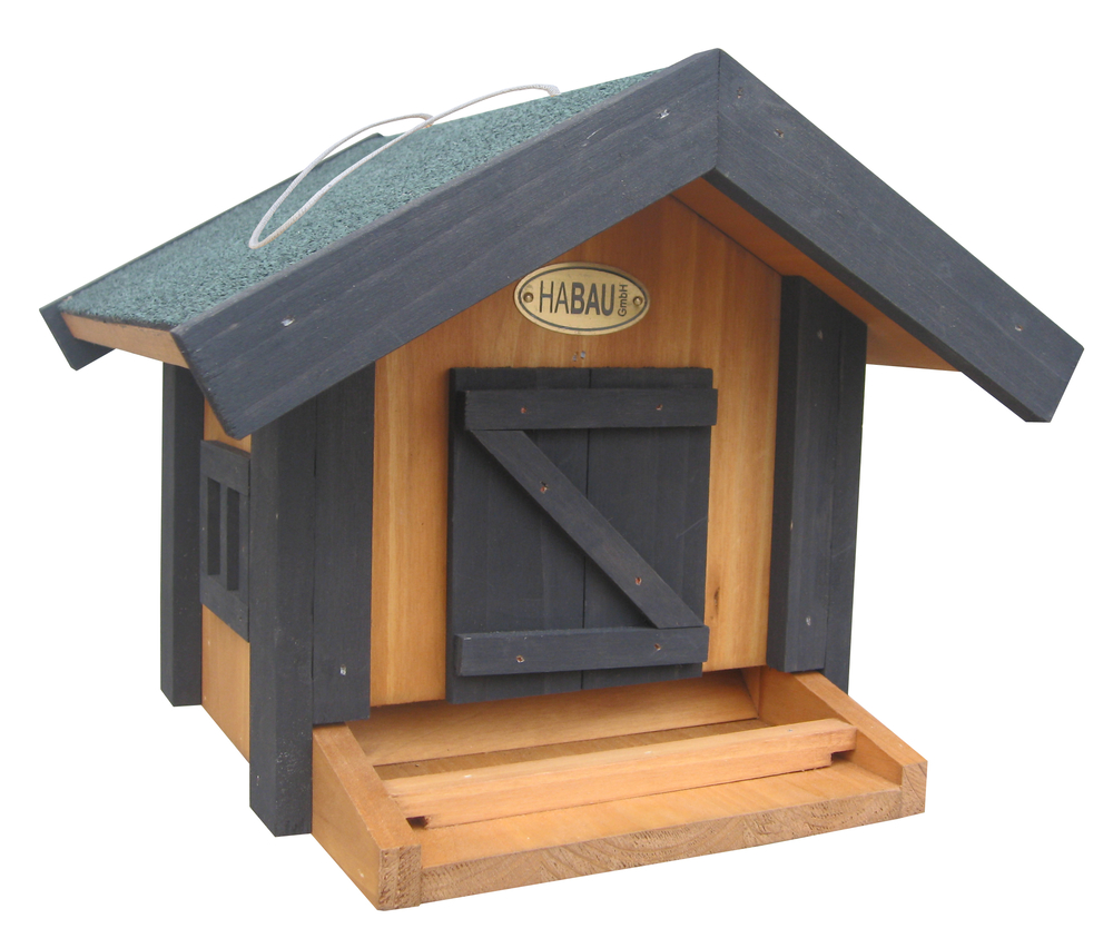 Futterhaus Buntspecht L25xB25xH20cm HABAU GMBH Futterhaus Buntspecht L25xB25xH20cm nur im Display Nr.1730 erhältlich