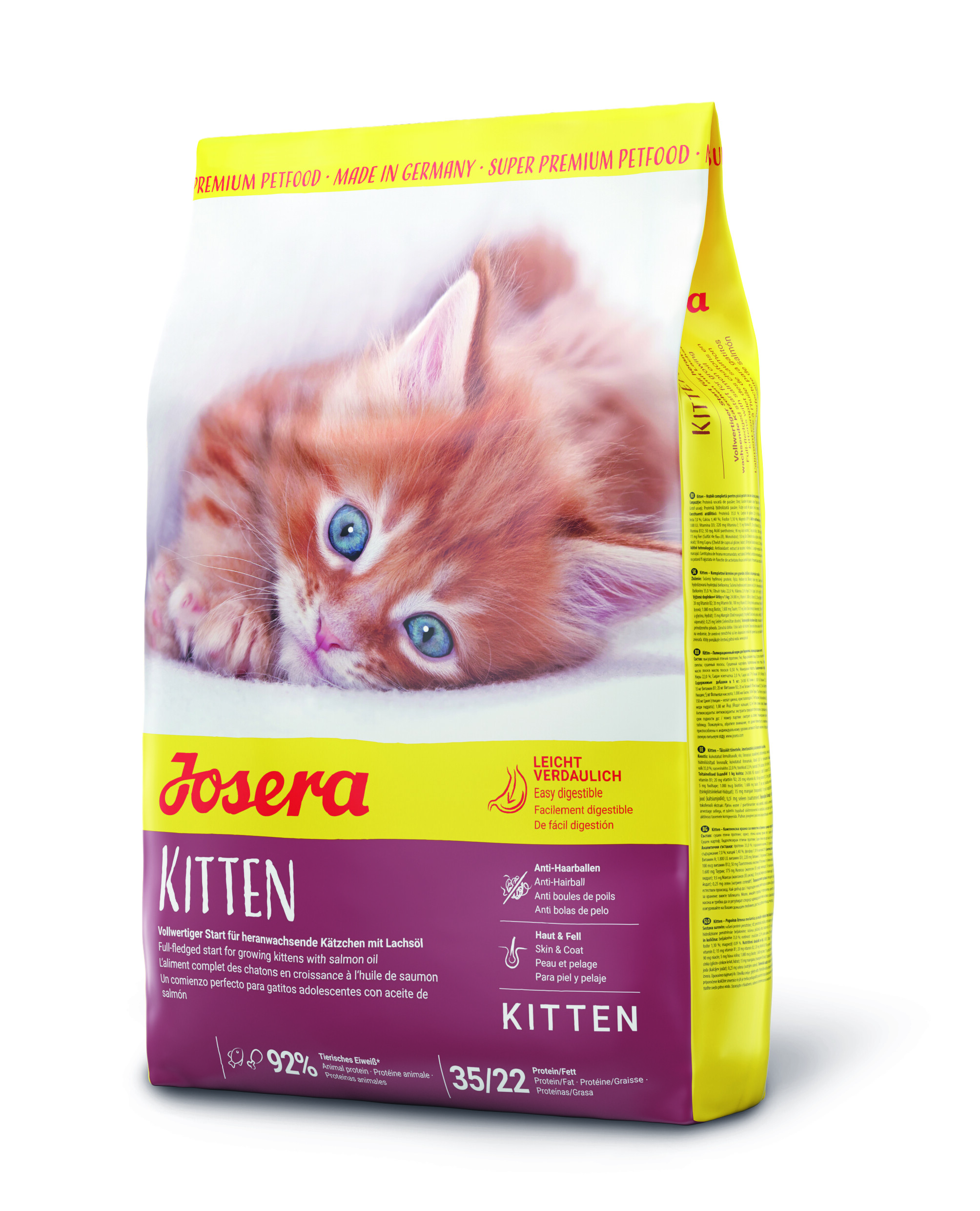 GRUNER Josera Kitten 2kg neu Katzenfutter Super Premium