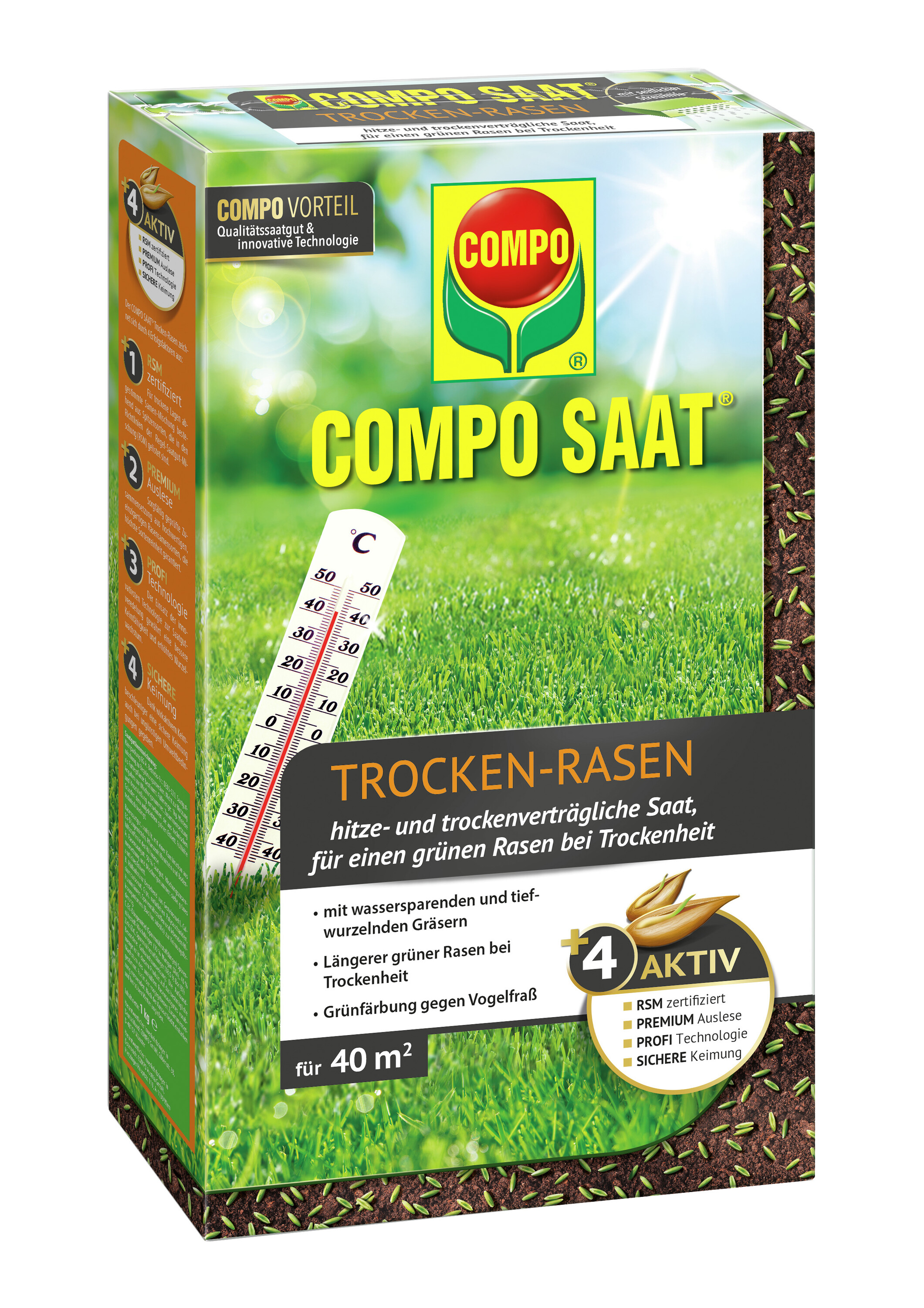 COMPO SAAT Trocken-Rasen 40qm 1kg COMPO COMPO SAAT Trocken-Rasen 40qm 1kg Compo EREG