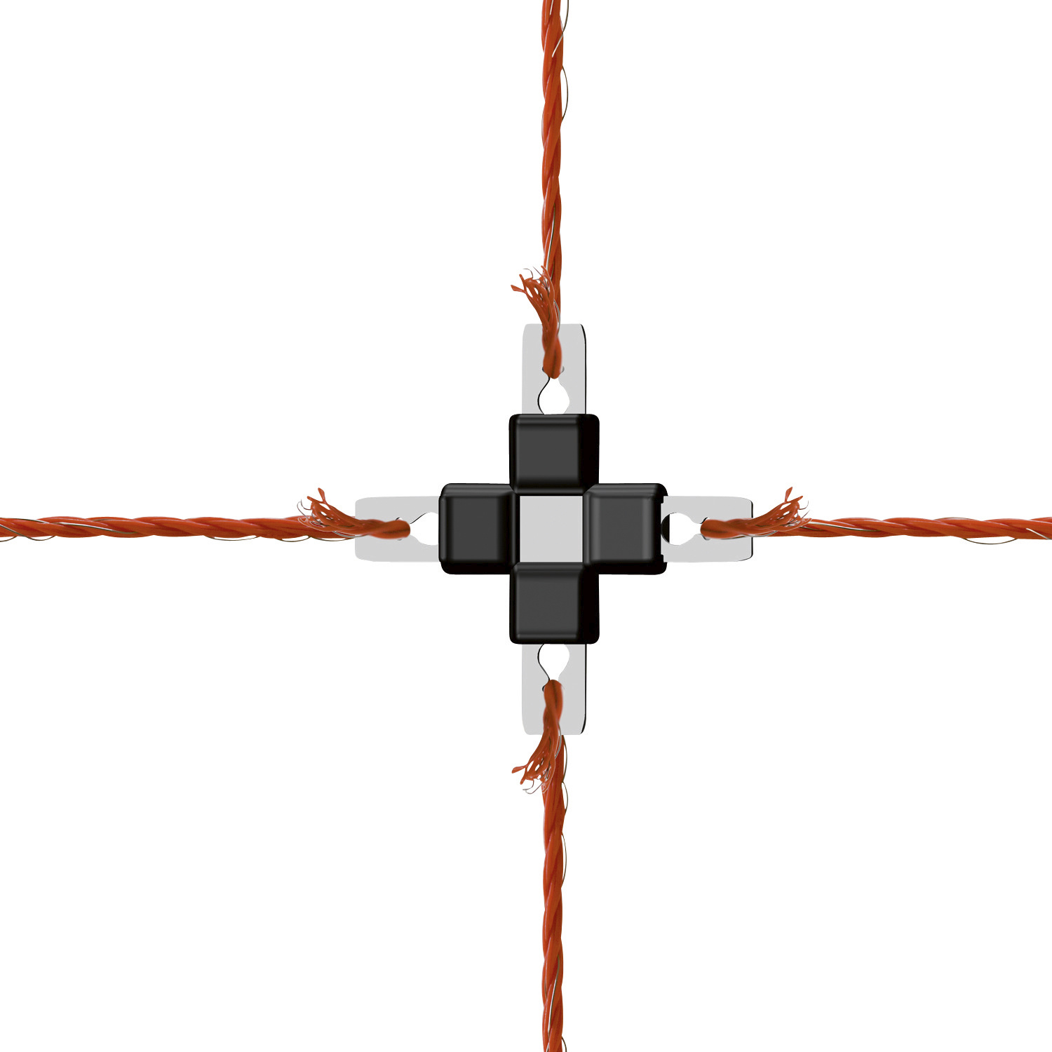 Litzclip Litzen-Kreuzverbinder 5 St. 3mm ALBERT KERBL GMBH Litzclip Litzen-Kreuzverbinder 5 St. 3mm verzinkt