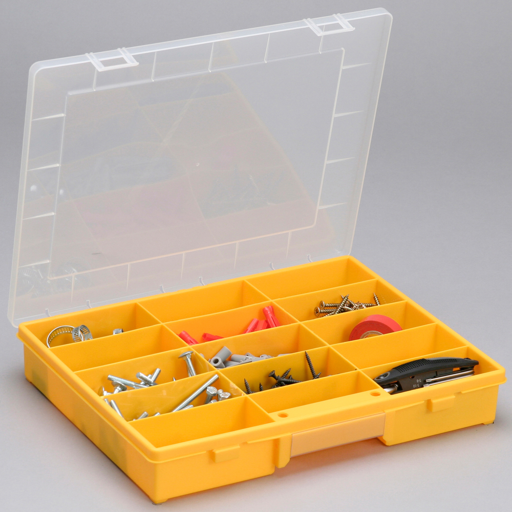 EuroPlus Basic 37/15 gelb/transparent ALLIT AG EuroPlus Basic 37/15 gelb/transparent Sortimentskasten