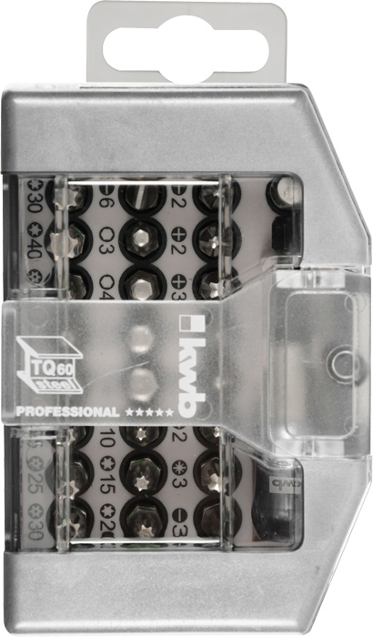 Bit-Box 32 tlg. mit Gürtelclip KWB BURMEISTER Bit-Box 32 tlg. mit Gürtelclip kwb DIY