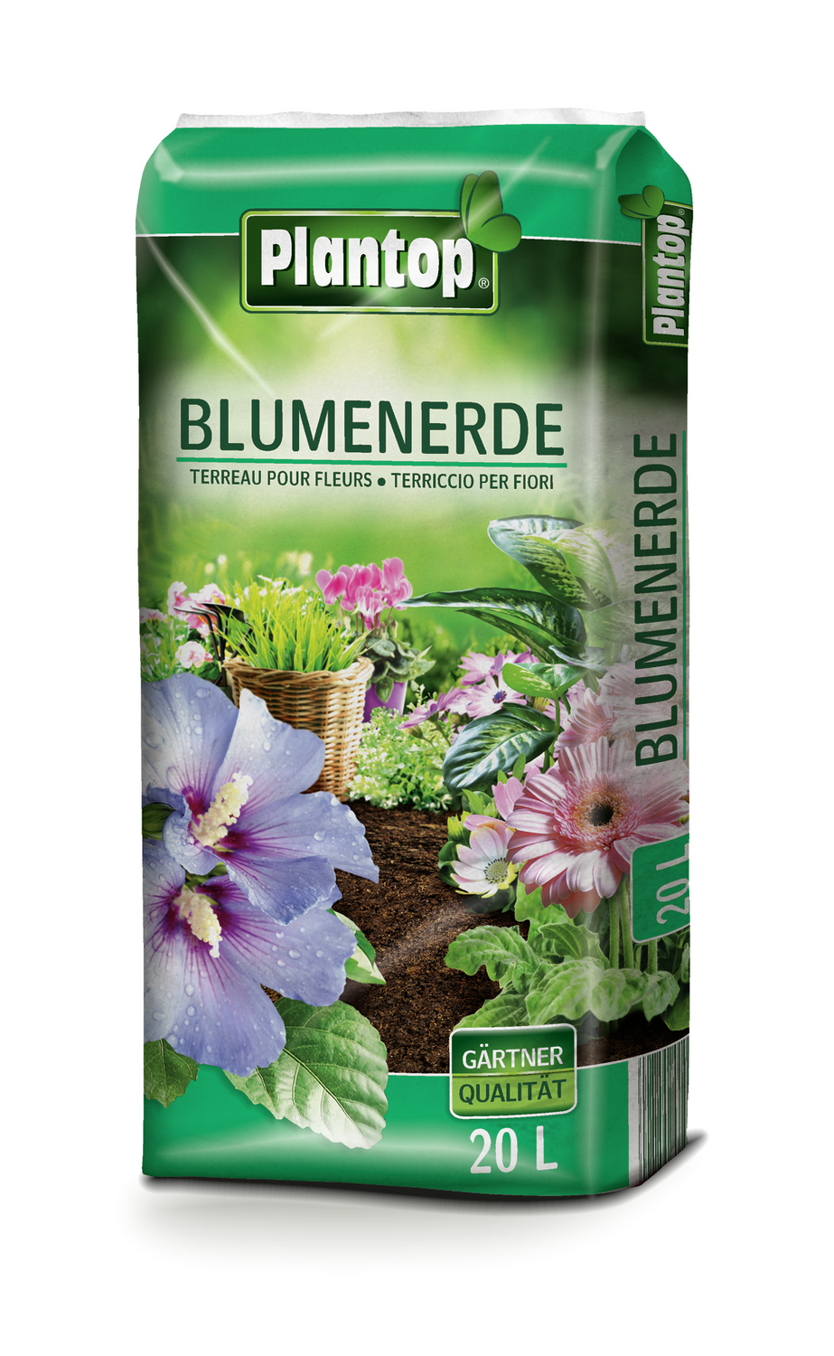 PLANTOP Blumenerde, 20 Liter
