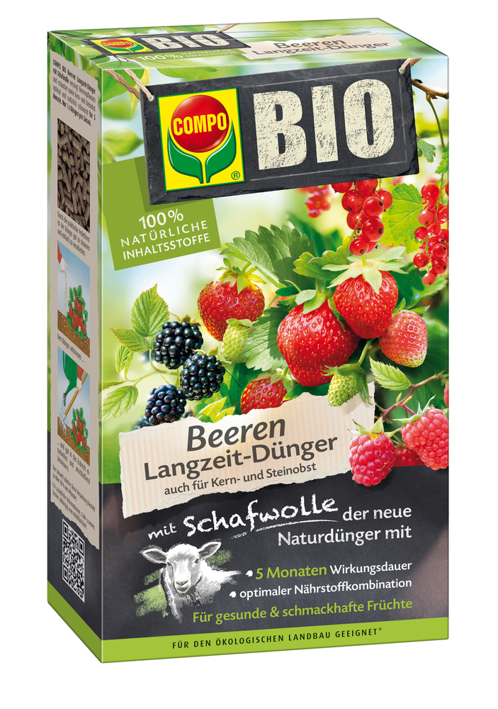 COMPO COMPO Bio Beeren LZD mit Schafwolle 2kg Compo EREG