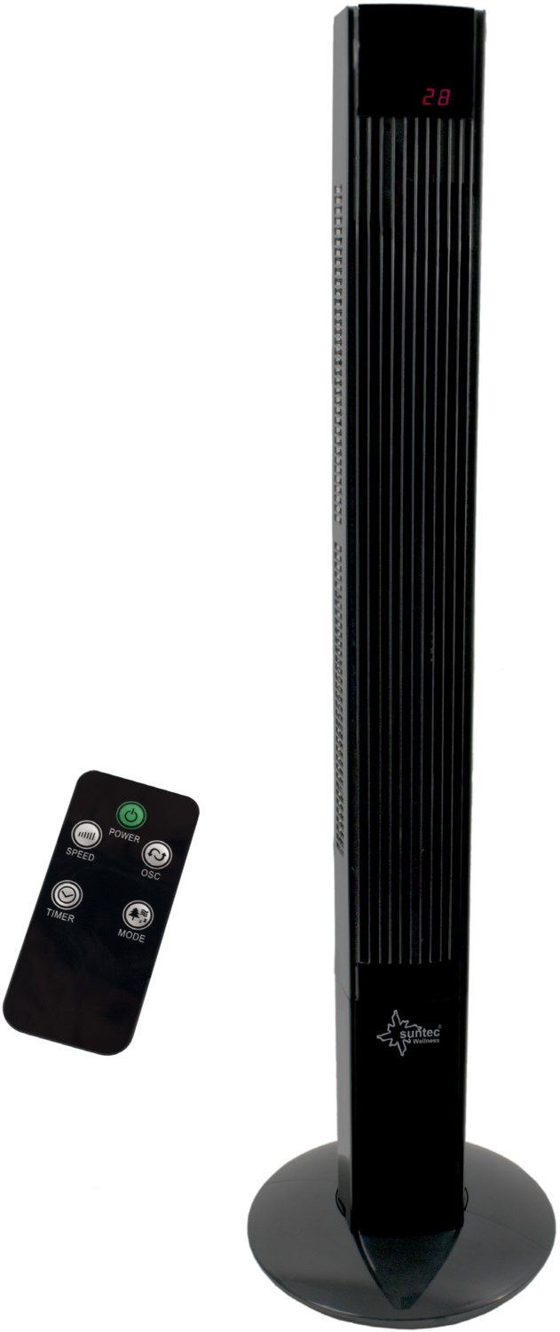 SUNTEC CoolBreeze 12.000 TV Turmventilator, schwarz   SUNTEC CoolBreeze 12.000 TV Turmventilator, schwarz