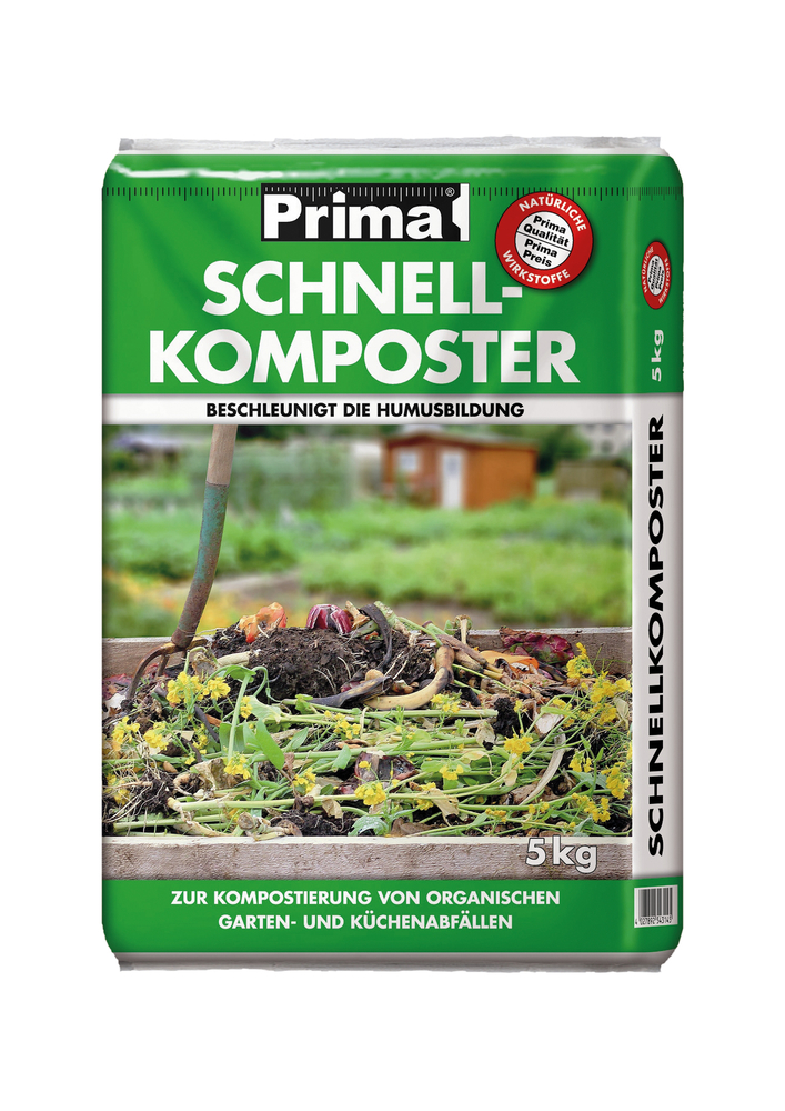 GREGOR ZIEGLER GMBH Prima Schnellkomposter 5kg Organisch-mineral. N-Dünger 3+1,5+1 (+6)