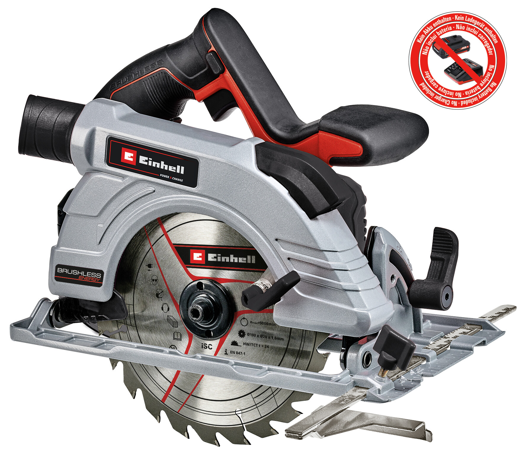 EINHELL Akku-Handkreissäge TP-CS 18/190 Li BL-Solo, Einhell Professional