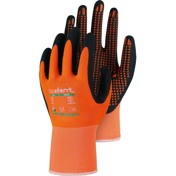 Leibwächter Handschuhe XC-Line, orange, Größe: 8