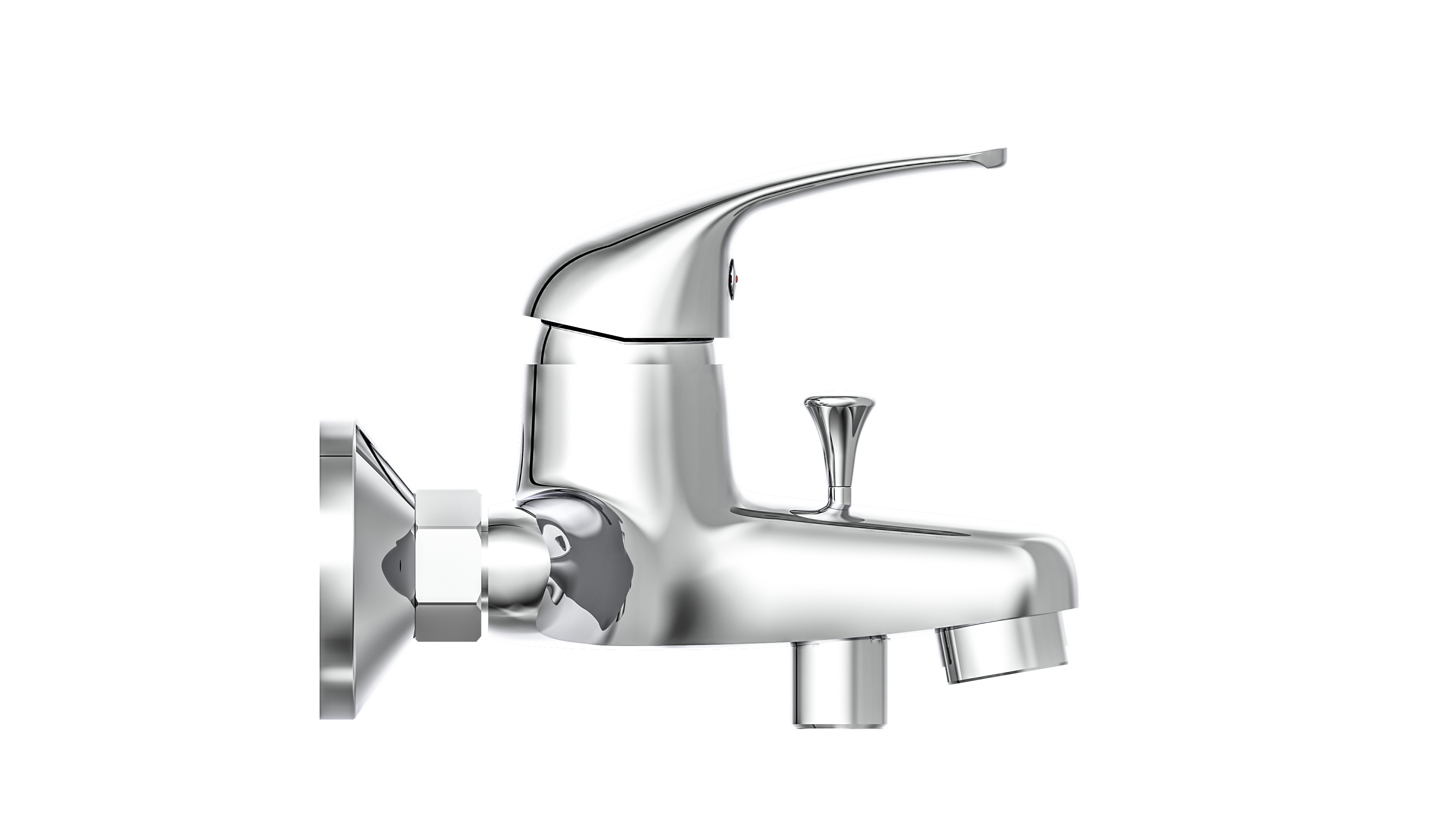 Wannenfüll- und Brausearmatur Athos SCHÜTTE GMBH Wannenfüll- und Brausearmatur Athos chrom