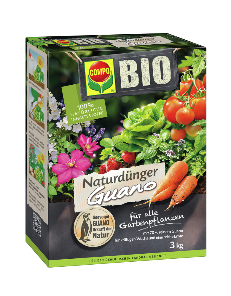 COMPO COMPO BIO NaturDünger Guano 3kg Compo EREG
