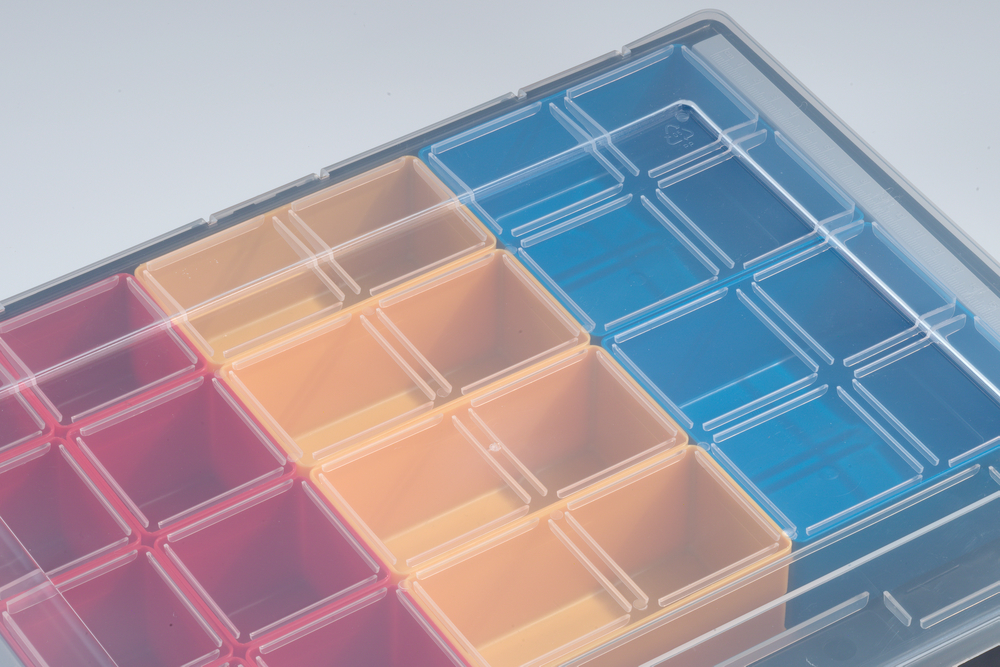 ALLIT AG EuroPlus Flex 37-15 schwarz/transparent Sortimentskasten mit herausnehmb. Boxen