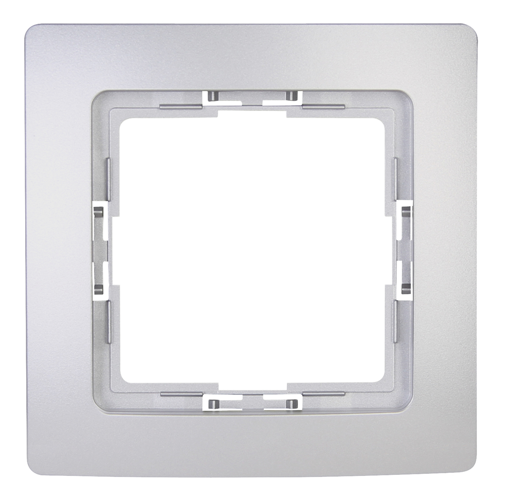 KOPP GMBH Abdeckrahmen Paris 1-fach silber 